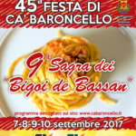 Locandina Sagra dei Bigoi de Bassan 2017