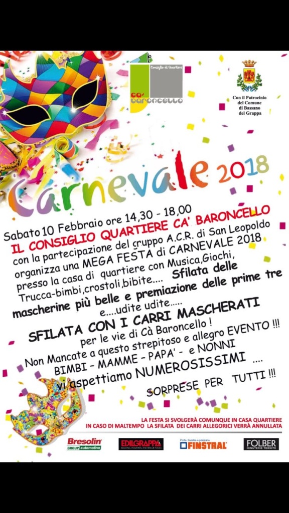 Carnevale 2018 Ca Baroncello